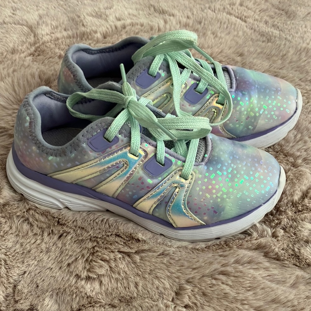 SNEAKERS KIDS PURPLE WITH GLITTER SIZE 13
